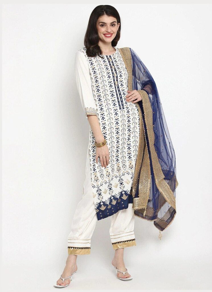 Pant-style Cotton Salwar Suit design